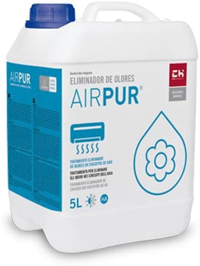Airpur Pro 5L Elimina odori battericida, fungicida e virucida per evaporatori. Record Nsf (D2). Zimaclima