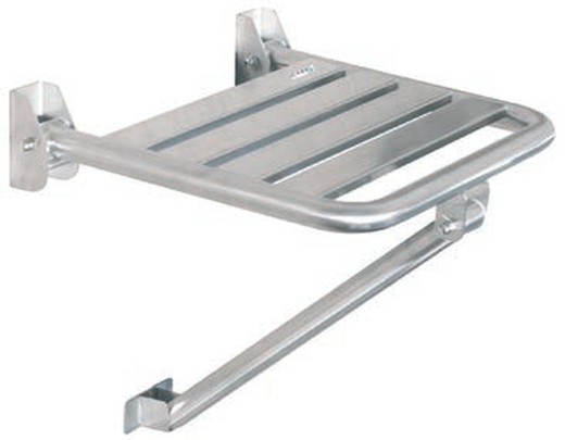 Seat Atbl.Stainless Steel Wall Support Sat.