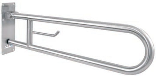 Stainless Steel Folding Bar 85Cm Satin Cabel