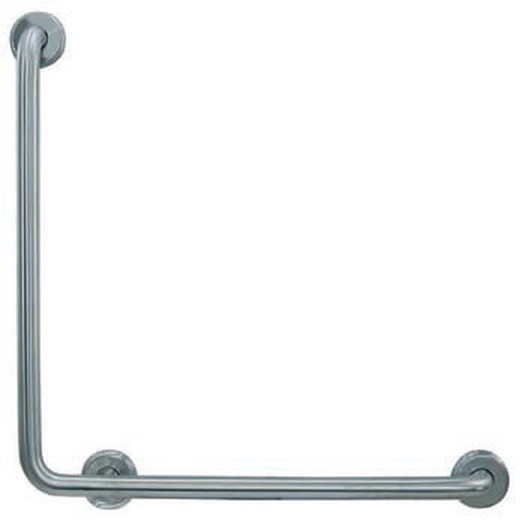 Stainless Fixed Bar 90 degrees 60X60 Satin Cabel