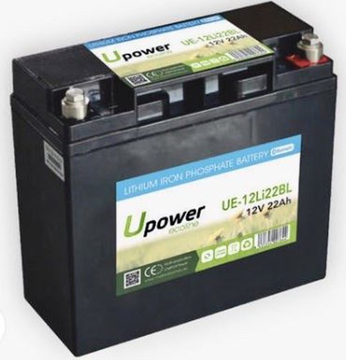 Batterie lithium monobloc 12V charge universelle et Bluetooth 22Ah 95% DOD