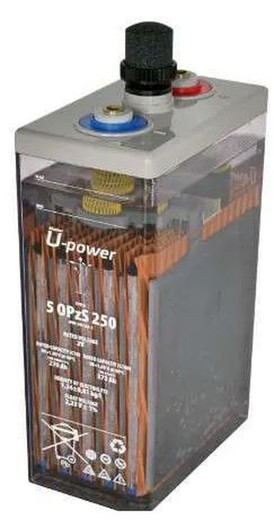Batteries stationnaires 5 OPZS 250 270Ah C10 405Ah C100 - 2V