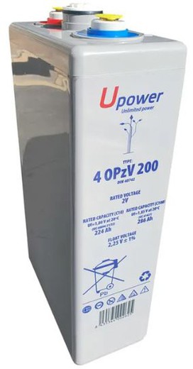 Batteries stationnaires GEL 4 OPZV 224AH C10 306Ah C100 2V