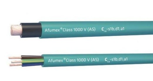 Kabel Afumex Klasse 1000V As Rz1-K 3G1,5 Rolle 100M