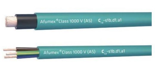 Afumex Classe 1000V As Rz1-K 5G1,5 Rotolo di cavo 100M