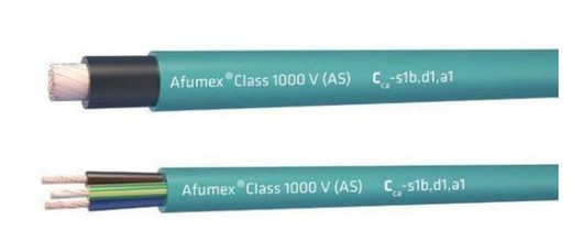 Kabel Afumex Klasse 1000V As Rz1-K 5G2,5 Rolle 100M
