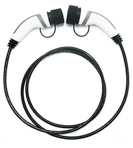 Cable for portable electric car charger 7.2KW 230V