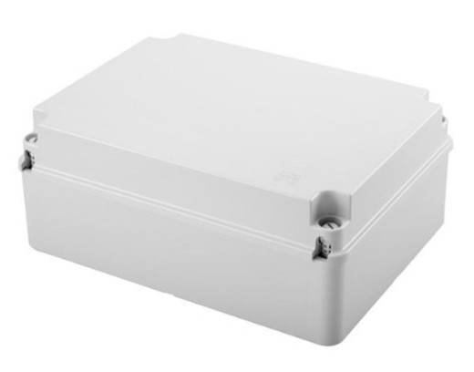 Derivation Box-Abdeckung, niedrig, glatte Oberfläche, 300 x 220 x 120 mm, Gr. Ral7035, IP56