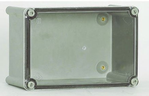Box Poliestere Coperchio Trasparente 3X2 Moduli Ip66