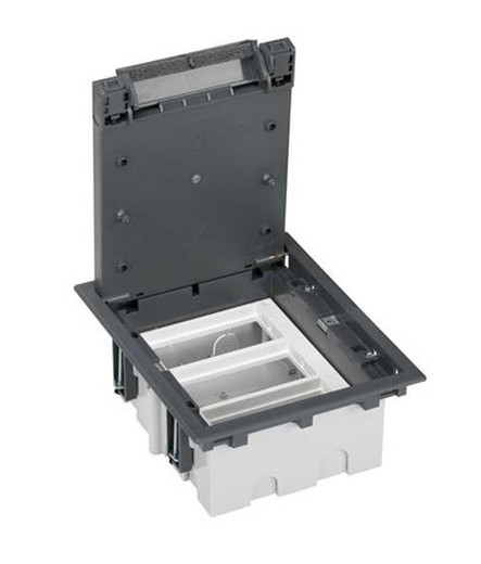 Caja Suelo 90Mm 3 Mod Gris