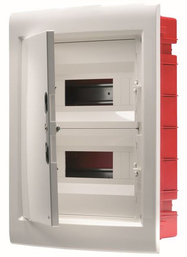 Distribution Boards With Die-Cut Panels And Removable Frame - Blind Door - 24M (12X2) Ip4