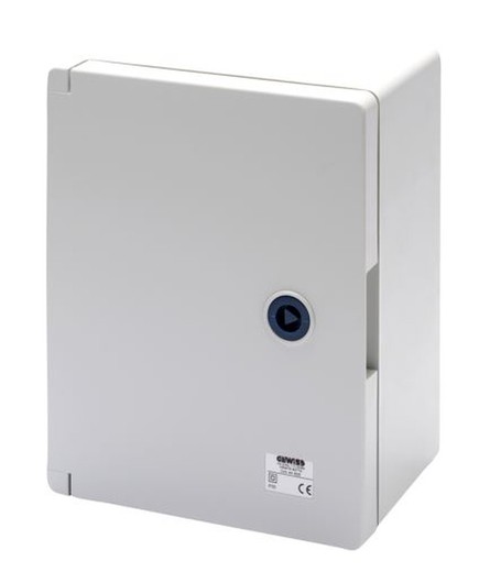 Coffret Etanche En Porte Aveugle Gwplast 120 Equipé De Serrure - 200X254X135 - Ip55 - Gris Ral 70