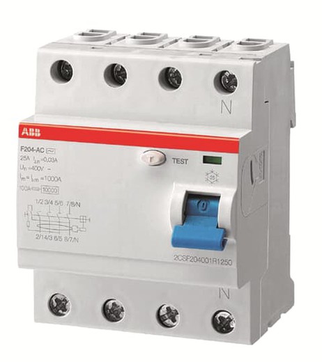 Differential Switch F204Ac-40/0.5 4P 40A Ac 500Ma 2Csf204001R4400