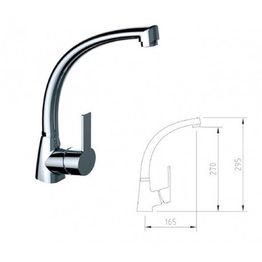 Single Lever Sink Faucet C1 Cabel One