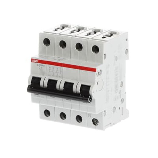 S203-C1NA Interruptor automático - 3+NP - C - 1 A 2Cds253103R0014