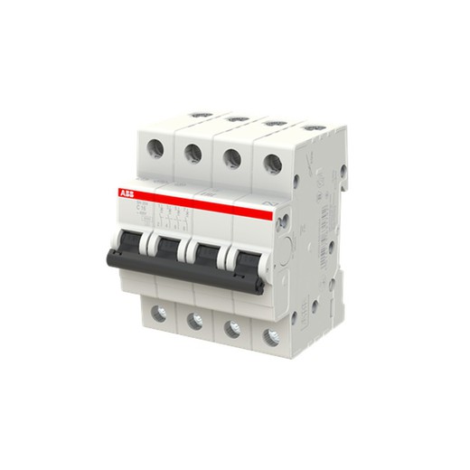 Interruptor automatico Sh204-C16 4P 16A C 6Ka