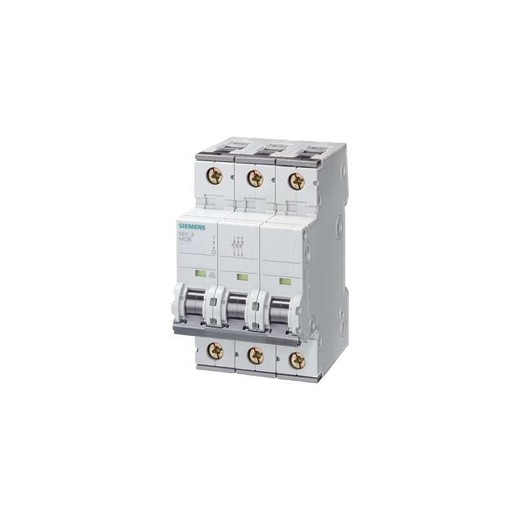 Interruptor protección selector 400V 6kA, 3 polos, C, 10A, 70mm con borne de salida sin tornillos Siemens