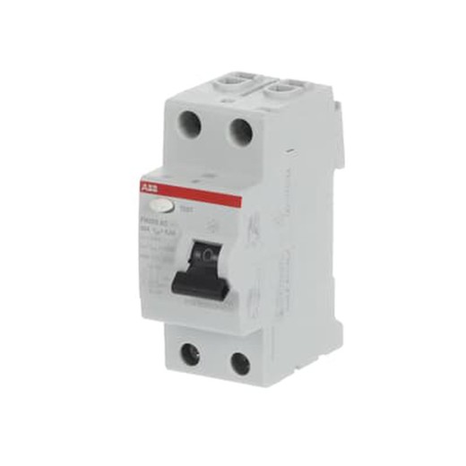 FH202 AC-25/0.3 Interruptor diferencial 2P Tipo AC 300 mA 2Csf202003R3250