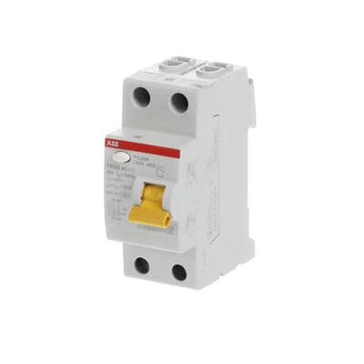 FV202 AC-25/0.03 Interruptor diferencial 2P Type AC 30 mA 2Csf202007R1250