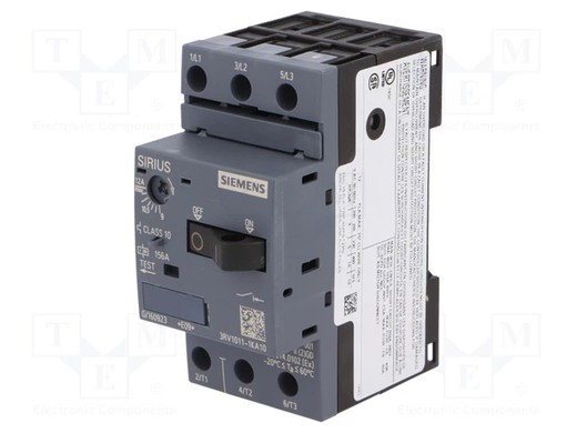 Interrupteur Automatique 3Rv1 S00 12A Régulation 12 Siemens