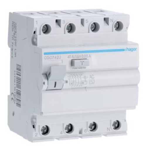 Differential Switch 4P 40A 30Ma Ac