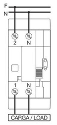 Interruptor diferencial autorrearmable REC4-2P-40-30M tipo A CIRCUTOR  P26A21.