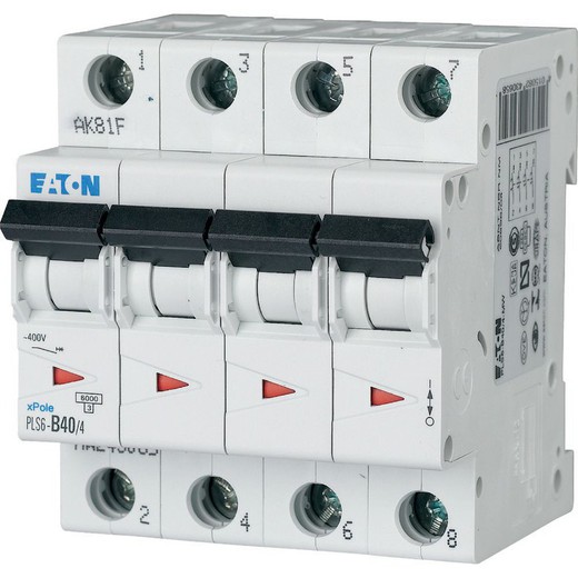 Automatic Magnetothermal Switch 3P+N Pls6-C40/3N 6Ka