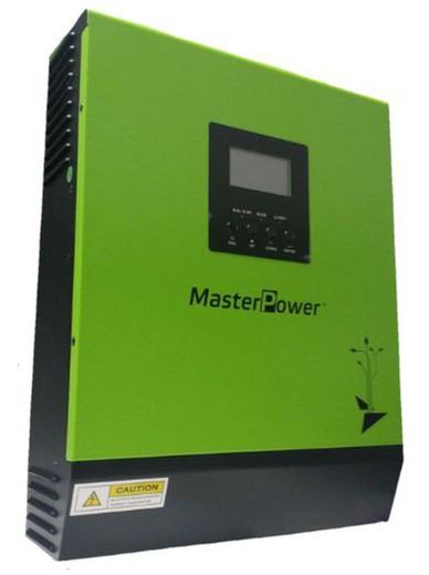 Inv-Cargador Masterpower, 3000VA/24V, regulador PWM 50A, Rango (30VDC - 80VDC) Max PV 1000W