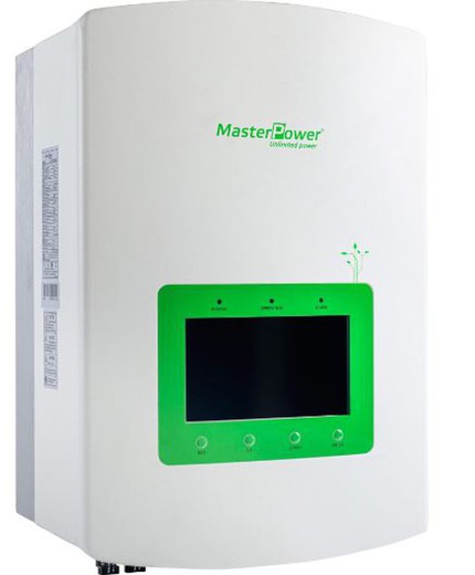 Inversor solar híbrido beta + lítio 160-600v DC - 400VAC - 9600W-PV - 6000W (faixa de 160-600 MPPT) em potência constante com backup