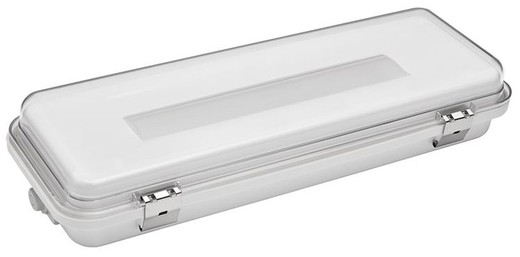 Hermetic Led Emergency Luminaire 330Lm 1H Non-Permanent 361X131X69Mm White