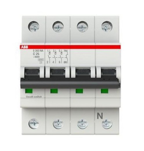 Magnetotérmico S203-C25Na Abb