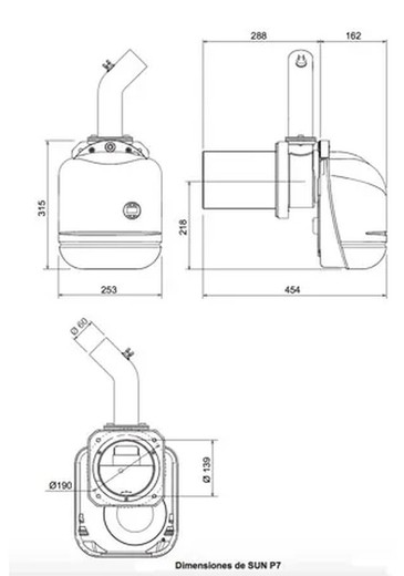 BRUCIATORE A PELLET SUN P7 34,1KW