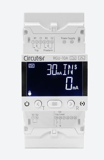 Relé Diferencial Rgu-10A Para Transformador Wgc Tipo A 3 Módulos Y Display