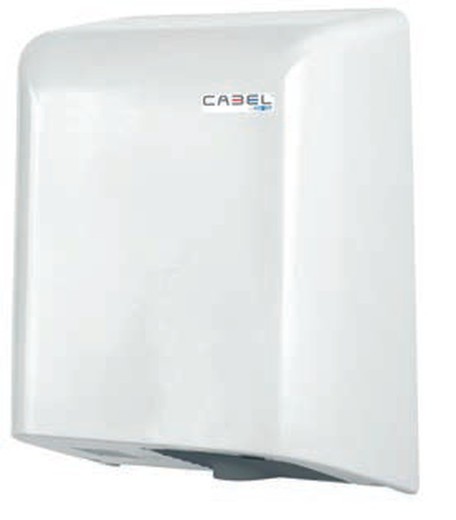 Secador de mãos com sensor Bigflow Abs White Cabel