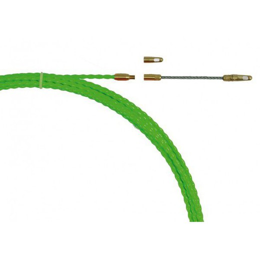 Probeflex Steel Cable Diameter 4 Thread M5 Green 30M