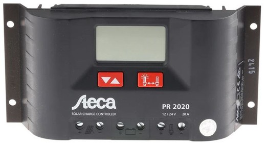 Steca Pr 2020 regulador solar de la gama alta de la marca STECA.
