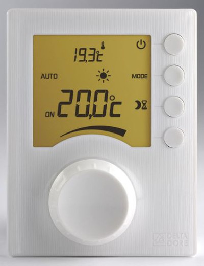 Kabelgebundener Thermostat zum Heizen – mit Temperaturwähler 6053001 Delta Dore