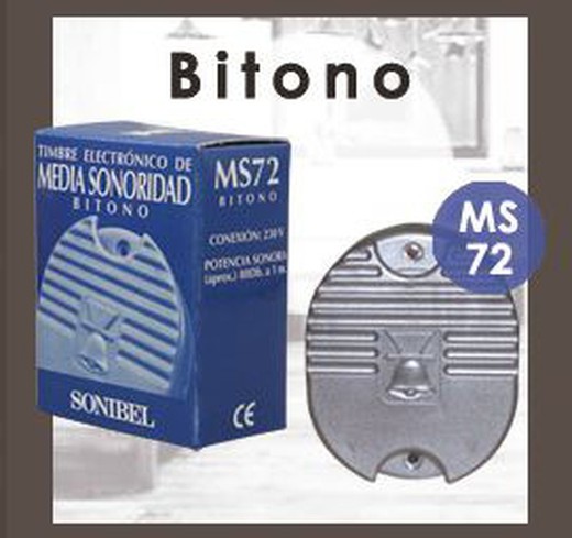 Timbre Electrónico Media Sonoridad Bitono 110/230V SONIBEL