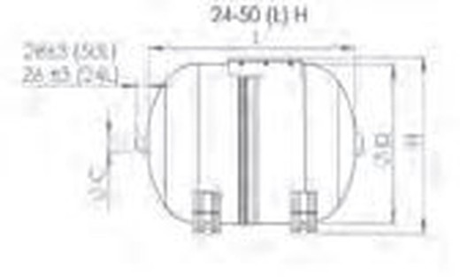Vaso Exp.50L Hz.10Bar M1  Calef