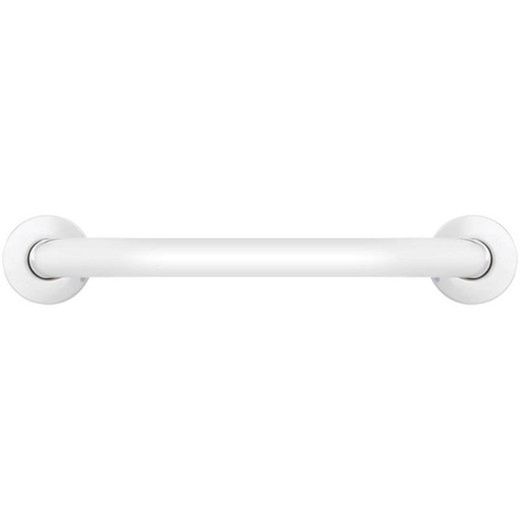 Barra Fija Acero 80 Cm Blanco