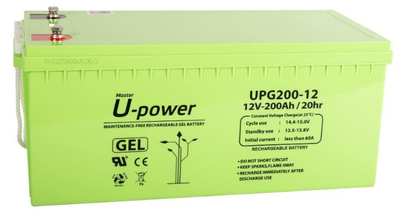 Batterie monobloc fermée sans entretien 200Ah C10 12V UPG20012