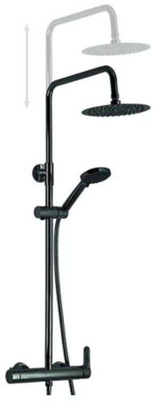 Cabel Sfera Mm Black Columna Ducha