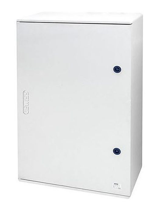 Cuadro En Poliéster Con Puerta Ciega Equipada Con Cerradura - 515X650X250 - Ip66 - Gris Ral 7035