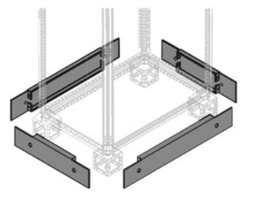 Cubos Zócalo H=100 Mm  4 Uds. Ppam0100 Abb