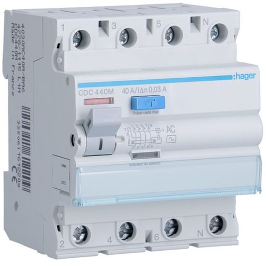 Diferencial 4P 40A 30Ma Tipo-Ac