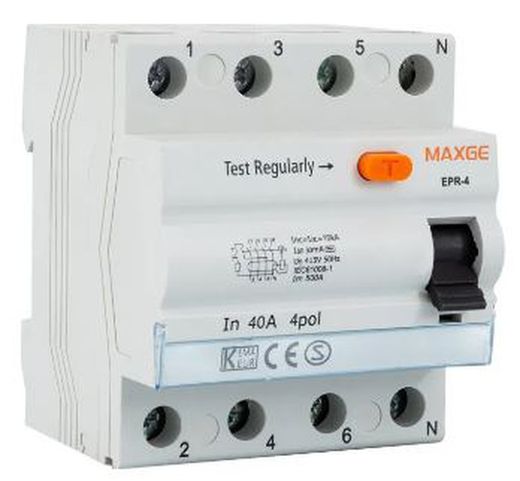 Alpha+ Industrial Differential 4P 40A 300Ma Class A Superimmunized 6Ka