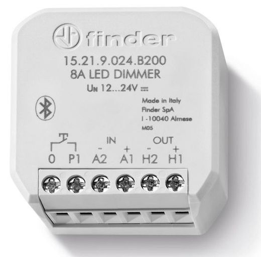 Dimmer Yesly Bluetooth Serie 15, Pwm, 1 Salida 8A, 12/24V Dc