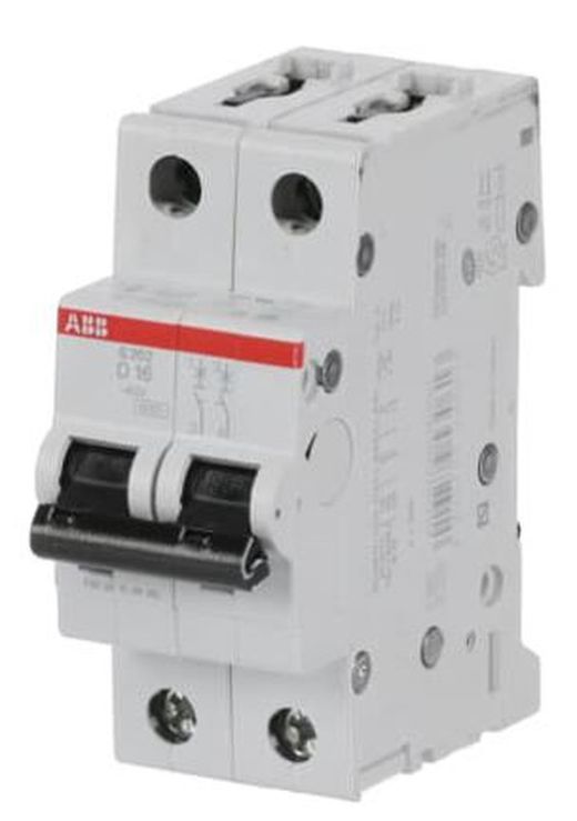 Int.Aut. S202-D16 2P 16A D 10Ka Abb