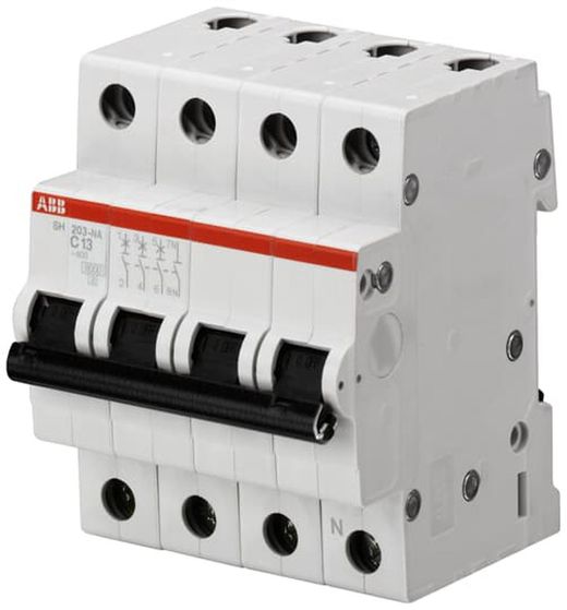 SH203-C63NA Interruptor automático - 3+NP - C - 63 A 2Cds213103R0634