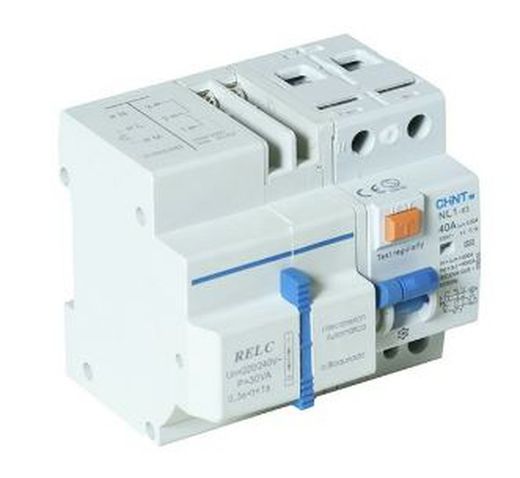 Interruptor Diferencial Rearmable Relc-Nl1 2 Polos 40A 30Ma